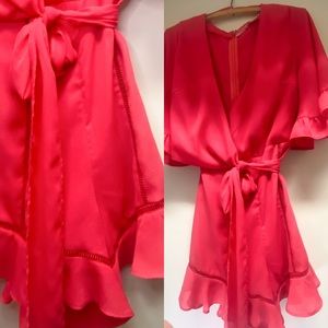 Fablux Romper Hot Pink